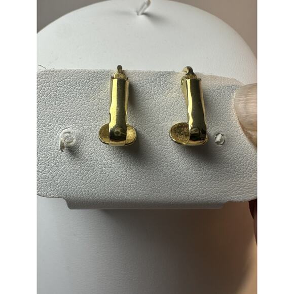 Vintage Faux Pearl Stud Earrings Classic Round Silver Tone Elegant - Picture 4 of 7